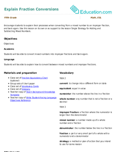 Explain Fraction Conversions