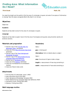 Finding Area: What Information Do I Need?