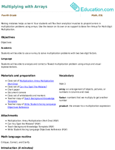 Multiplying with Arrays