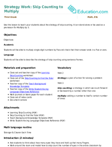 Strategy Work: Skip Counting to Multiply