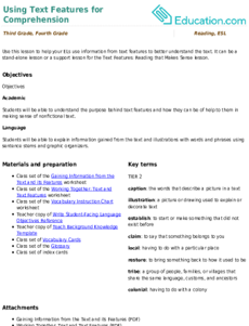 Using Text Features for Comprehension