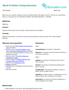 Word Problem Comprehension