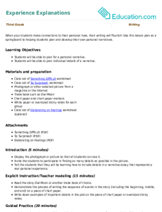 Experience Explanations