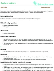 Explorer Letters