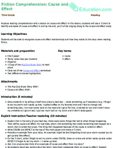 Fiction Comprehension: Cause and Effect