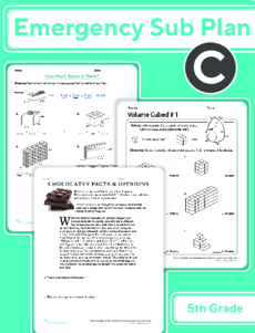Fifth Grade Daily Sub Plan C