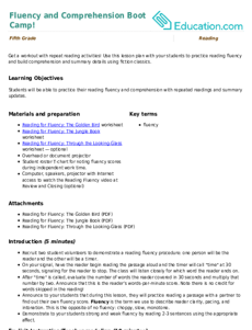 Fluency and Comprehension Boot Camp!
