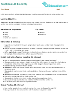 Fractions: All Lined Up