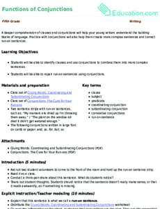 Functions of Conjunctions