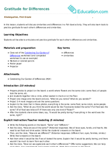 Gratitude for Differences