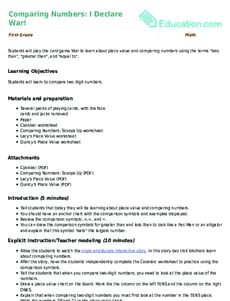 Comparing Numbers: I Declare War!