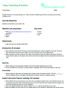 I Spy Counting Practice