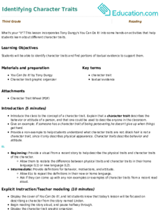 Identifying Character Traits