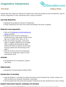 Imaginative Interjections