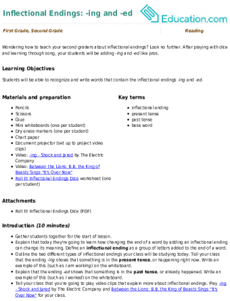 Inflectional Endings: -ing and -ed