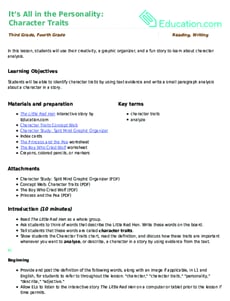 It’s All in the Personality: Character Traits