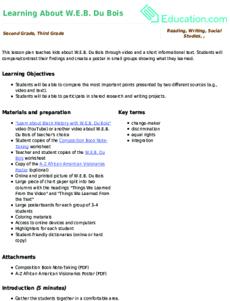 Learning About W.E.B. Du Bois