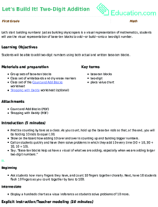 Let's Build It! Two-Digit Addition