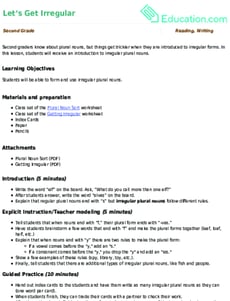 Let’s Get Irregular