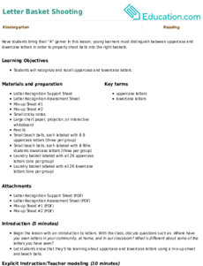 Letter Basket Shooting