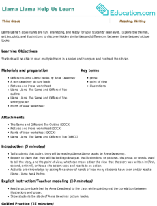 Llama Llama Help Us Learn