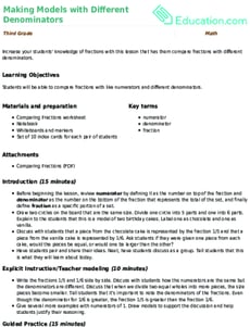 Making Models with Different Denominators