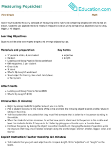 Measuring Popsicles!