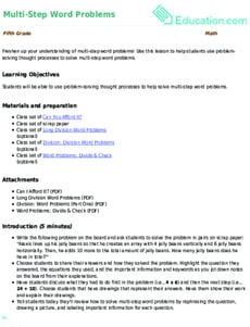 Multi-Step Word Problems