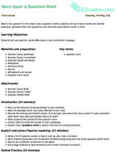 Once Upon a Question Mark