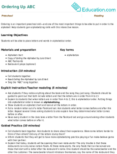 Ordering Up ABC