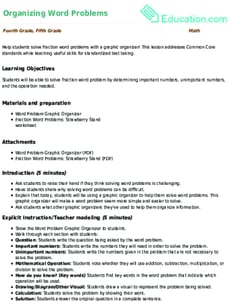 Organizing Word Problems