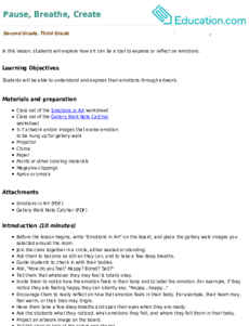 Pause, Breathe, Create