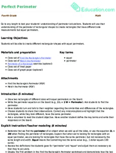 Perfect Perimeter