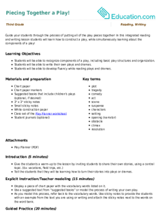 Piecing Together a Play!