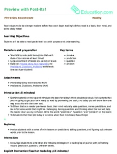 Preview with Post-Its!