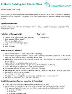 Problem Solving and Cooperation