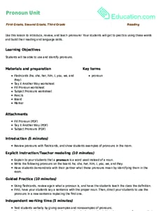 Pronoun Unit