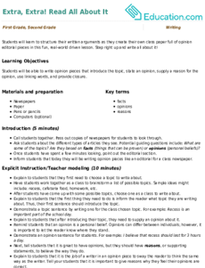 Extra, Extra! Read All About It