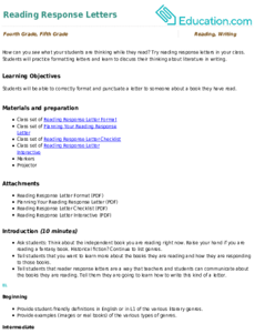 Reading Response Letters