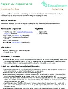 Regular vs. Irregular Verbs