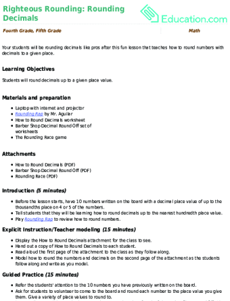Righteous Rounding: Rounding Decimals