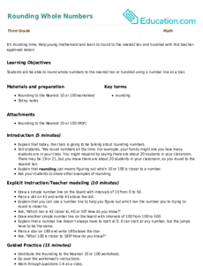 Rounding Whole Numbers