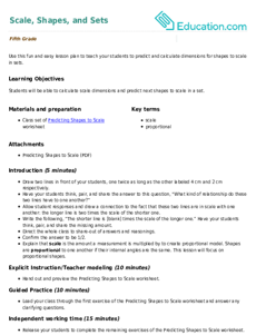 Scale, Shapes, and Sets
