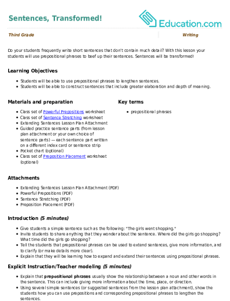 Sentences, Transformed!