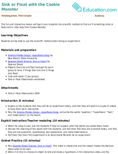 Sink or Float with the Cookie Monster