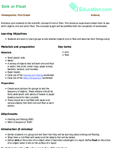 Sink or Float