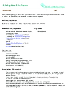 Solving Word Problems