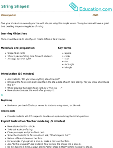 String Shapes!