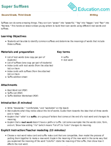 Super Suffixes