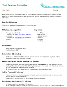 Text Feature Detective